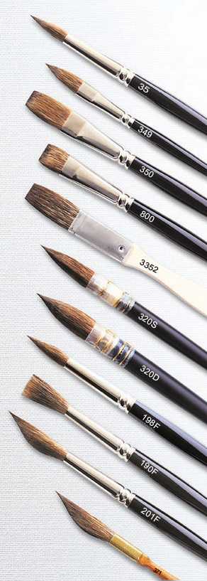 310K Rekab Kolinsky Sable Round - Kolinsky Sable Brushes - The Art